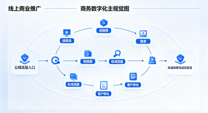 京山县线上商业推广怎么做？全域流量闭环搭建与低成本转化实战指南